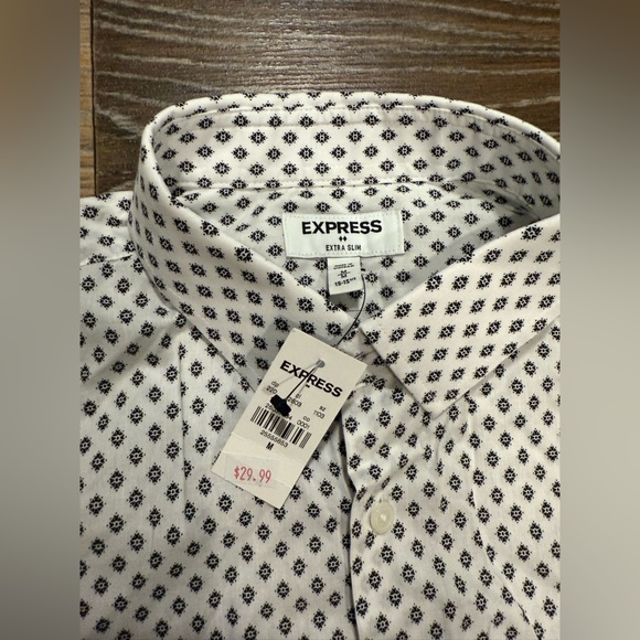 Express Men Button Up Shirt - Picture 3 of 4